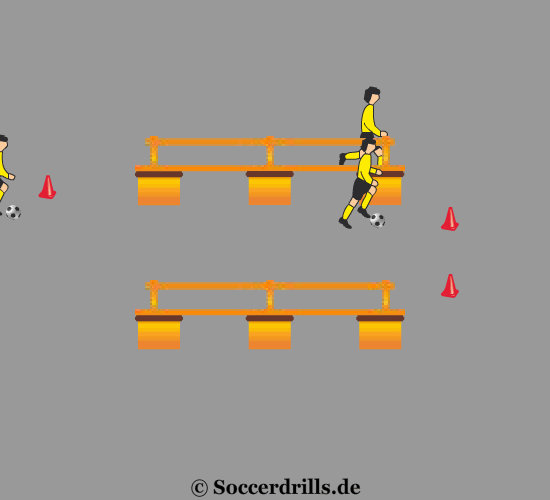 Tunnel Pass - indoor soccer