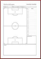 Free soccer template game report