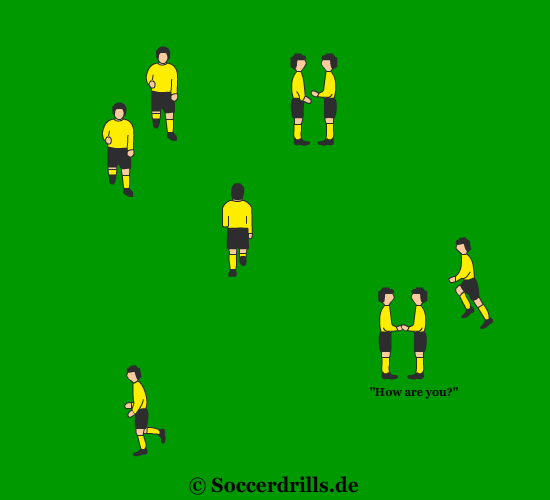 Funny warm up for children